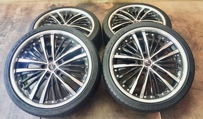JDM AME Shallen XR-75 19x7.5J+48 PCD 114.3 5-hole 225/35ZR19 88Y Tire (No Tires)