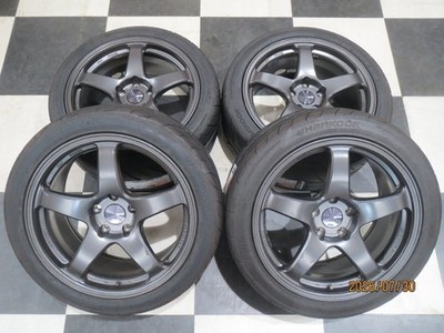 JDM ENKEI PF05 18GR Yaris WRX FD2 Z33 FD3S 9J +38 / 9J +45 5H114.3 Use (No Tires)
