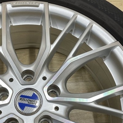 JDM Kelleners Sports Erz 7.5-18+52 5H112 Yokohama Advan dB V553 225/50 (No Tires) - Image 5