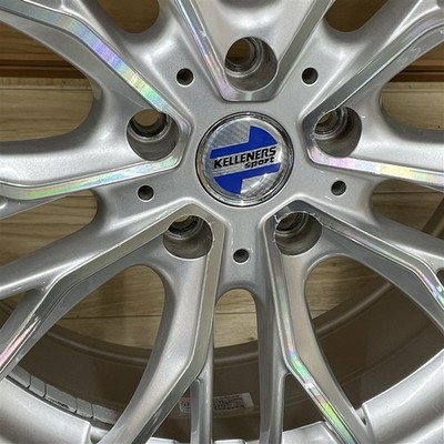 JDM Kelleners Sports Erz 7.5-18+52 5H112 Yokohama Advan dB V553 225/50 (No Tires) - Image 3