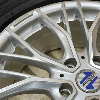JDM Kelleners Sports Erz 7.5-18+52 5H112 Yokohama Advan dB V553 225/50 (No Tires) - Image 6