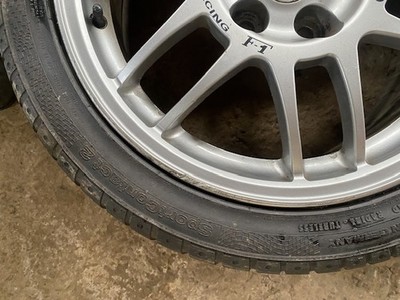 JDM Mitsubishi Lancer Evolution genuine wheels Evo 5 17x7.5j 38 114.3 (No Tires) - Image 7