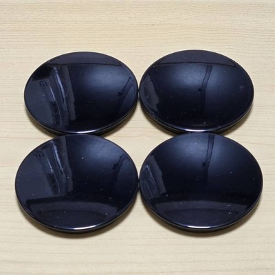 JDM RAYS VOLK RACING Center Cap A Flat O-ring type Black BK Black Rays (No Tires) - Image 2