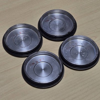 JDM RAYS VOLK RACING Center Cap A Flat O-ring type Black BK Black Rays (No Tires) - Image 6