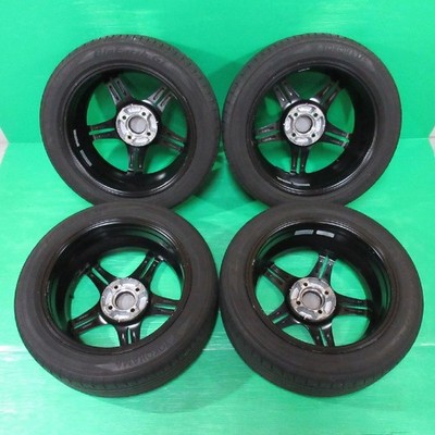 JDM Used aqua 195/50R16 summer tires 40%-50% tread depth YOKOHAMA BluE (No Tires) - Image 3