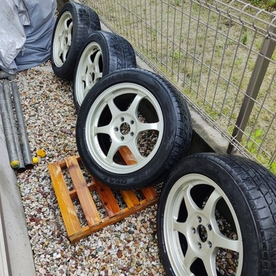 JDM SSR Speed Star Type C 16 PCD100 Offset 48 7J Suitable for Imprez (No Tires)