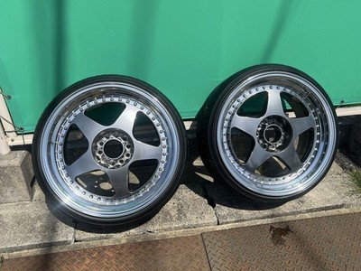 JDM SSR Professor SP6 under 112-114 multi 114.3 9J +29 18 2-Wheel Set (No Tires) - Image 2