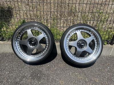 JDM SSR Professor SP6 under 112-114 multi 114.3 9J +29 18 2-Wheel Set (No Tires)