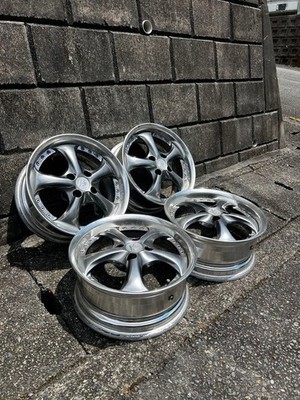 JDM WORK VS-KF 15x6.5J +38 PCD100 4H4-Wheel Set (No Tires)