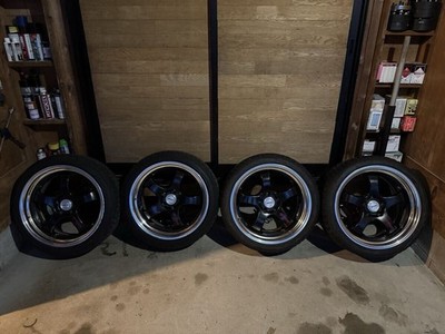 JDM Rare Size WORK Meister S1R 188.5j+30/9.5J+38 114.3 5h 4-Wheel Set (No Tires)