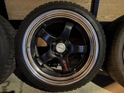JDM Rare Size WORK Meister S1R 188.5j+30/9.5J+38 114.3 5h 4-Wheel Set (No Tires) - Image 3