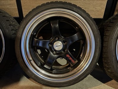 JDM Rare Size WORK Meister S1R 188.5j+30/9.5J+38 114.3 5h 4-Wheel Set (No Tires) - Image 6