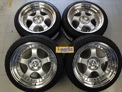 JDM Koshigaya 09-131256 Unused ELEMENT M1228 17-inch 4-Wheel Set Custom (No Tires)