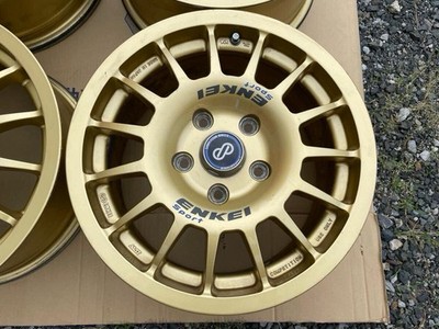JDM ENKEI Sport RC-G4 15x6.5J +50 5H PCD114.3 4-Wheel Set Swift Sports Civic (No Tires) - Image 4