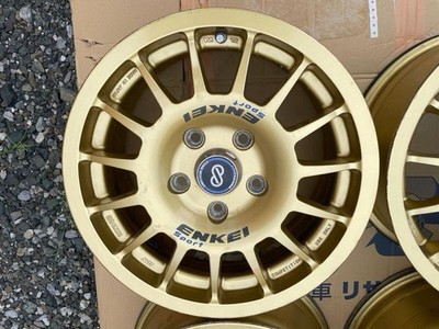JDM ENKEI Sport RC-G4 15x6.5J +50 5H PCD114.3 4-Wheel Set Swift Sports Civic (No Tires) - Image 6