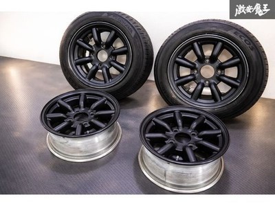 JDM WATANABE Watanabe 8-spoke B-type 13x6J + approx. 21 4H 4-hole PCD11 (No Tires)