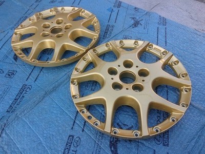 JDM Fiat 500 Genuine Wheel Caps Set of 4 (No Tires)
