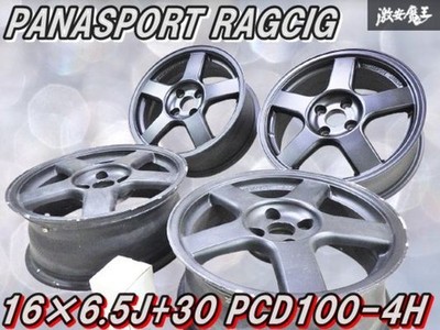 JDM Custom Order PANASPORT RACING C5CR 16x6.5J +30 PCD100 4-hole Matte (No Tires)