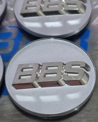 JDM Platinum Silver BBS Center Cap 70mm RG-F RG 56 24 012 4 pieces br (No Tires) - Image 2