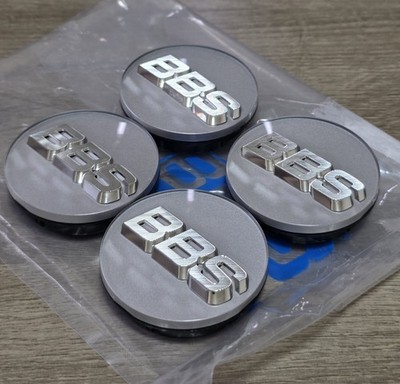 JDM Platinum Silver BBS Center Cap 70mm RG-F RG 56 24 012 4 pieces br (No Tires) - Image 6