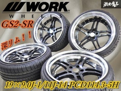JDM Tires with excellent treadWORK GNOSIS GS2-SR 19x9.0J-1/11J-14 PCD11 (No Tires)