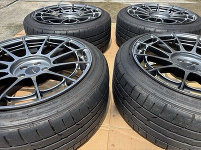 JDM ENKEI NT03RR type SS 18x9J+48 PCD100 5H Tire and Wheel 4-Wheel Set f (No Tires) - Image 2