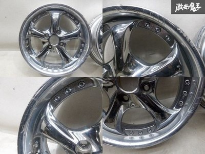 JDM RareWORK VS-KF 15x5.5J +40 PCD100 4H Wheel 4-Wheel Set Chrome Wagon R Mov (No Tires) - Image 2