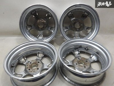 JDM RareWORK VS-KF 15x5.5J +40 PCD100 4H Wheel 4-Wheel Set Chrome Wagon R Mov (No Tires) - Image 6
