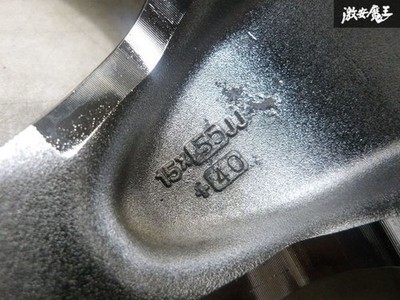JDM RareWORK VS-KF 15x5.5J +40 PCD100 4H Wheel 4-Wheel Set Chrome Wagon R Mov (No Tires) - Image 8