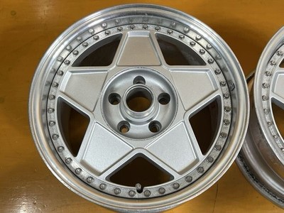 JDM Rare Autostrada Modena 16-inch wheels 8.5j +25 9j +34 offset PCD 1 (No Tires) - Image 2
