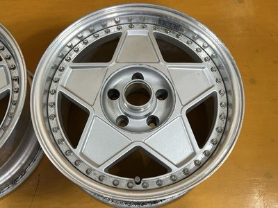 JDM Rare Autostrada Modena 16-inch wheels 8.5j +25 9j +34 offset PCD 1 (No Tires) - Image 3