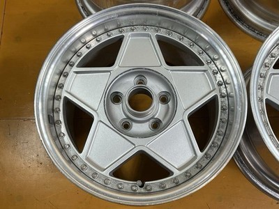 JDM Rare Autostrada Modena 16-inch wheels 8.5j +25 9j +34 offset PCD 1 (No Tires) - Image 4