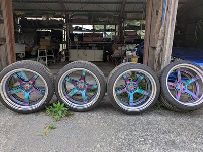 JDM WORK T5R 20-inch Asterism color deep rim br WORK (No Tires)