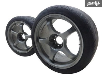 JDM RareDistortion-free A-TECH FINAL SPEED MONOBLOCK 17x9J +27 PCD114.3 (No Tires)