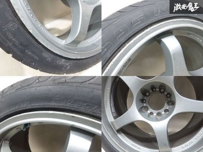 JDM RareDistortion-free A-TECH FINAL SPEED MONOBLOCK 17x9J +27 PCD114.3 (No Tires) - Image 4