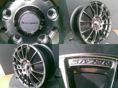 JDM Swift Sports Roadster 4-Wheel Set Used Wedssports SA-72R 17 Summer (No Tires) - Image 6