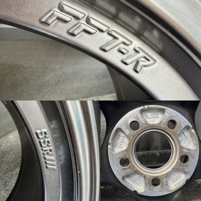 JDM Tanabe SSR GTX03 GT 1885 +45 185H PCD 100 Black/Silver with Tires (No Tires) - Image 10