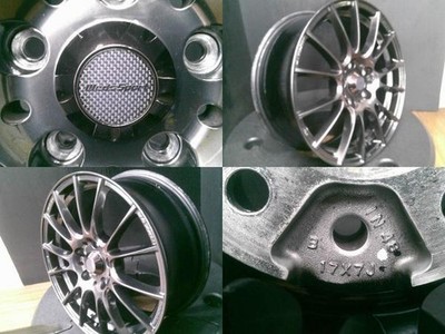 JDM Swift Sports Roadster 4-Wheel Set Used Wedssports SA-72R 17 Summer (No Tires) - Image 8