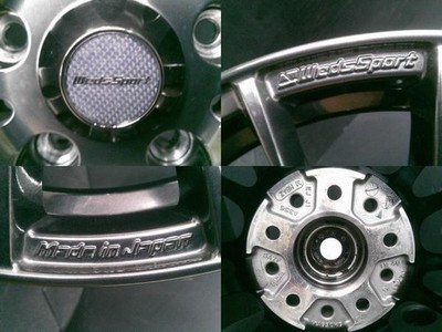 JDM Swift Sports Roadster 4-Wheel Set Used Wedssports SA-72R 17 Summer (No Tires) - Image 9