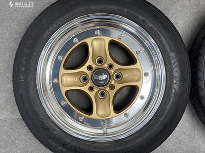 JDM 3-PieceWORK EQUIP 40 15in 6.5J +16 PCD114.3 PROTECH NEWGEN 175/65R (No Tires) - Image 3