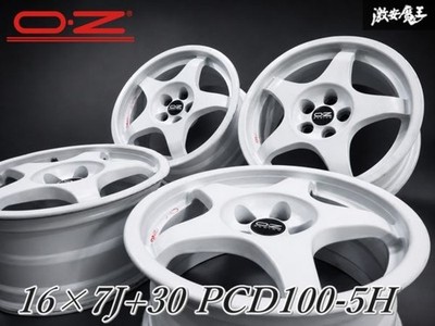 JDM Store ListingOZ Racing Orzette Racing Black 16x7J +30 PCD100 5-hole (No Tires)