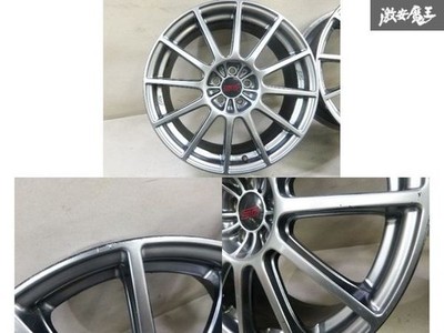 JDM No distortion Subaru genuine STI ENKEI Enkei 18x7.5J +55 PCD100 5H (No Tires) - Image 2