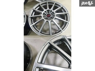 JDM No distortion Subaru genuine STI ENKEI Enkei 18x7.5J +55 PCD100 5H (No Tires) - Image 4