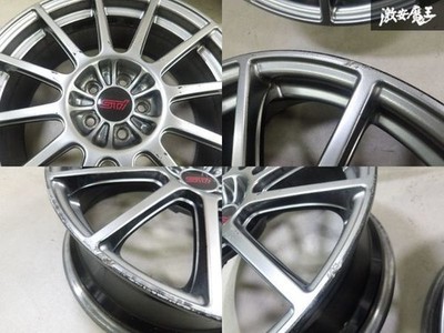 JDM No distortion Subaru genuine STI ENKEI Enkei 18x7.5J +55 PCD100 5H (No Tires) - Image 6