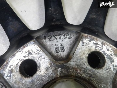 JDM No distortion Subaru genuine STI ENKEI Enkei 18x7.5J +55 PCD100 5H (No Tires) - Image 8