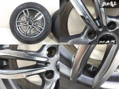 JDM MAK LUFT FF SERIES 17x7.5J +32 PCD120 5-hole wheels 4-Wheel Set Yokohama (No Tires) - Image 3