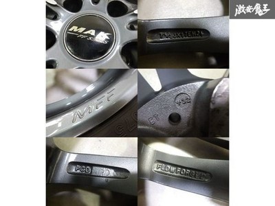 JDM MAK LUFT FF SERIES 17x7.5J +32 PCD120 5-hole wheels 4-Wheel Set Yokohama (No Tires) - Image 8