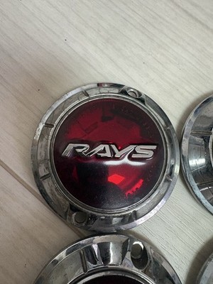 JDM RAYS Gravillage Lights Center Cap Red 4 Individual GRAM LIGHTS 57 (No Tires) - Image 2