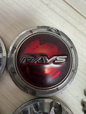 JDM RAYS Gravillage Lights Center Cap Red 4 Individual GRAM LIGHTS 57 (No Tires) - Image 4