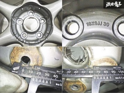 JDM /Cracks Distortion NothingNissan Genuine BNR34 R34 GT-R 18x9J +30 P (No Tires) - Image 7
